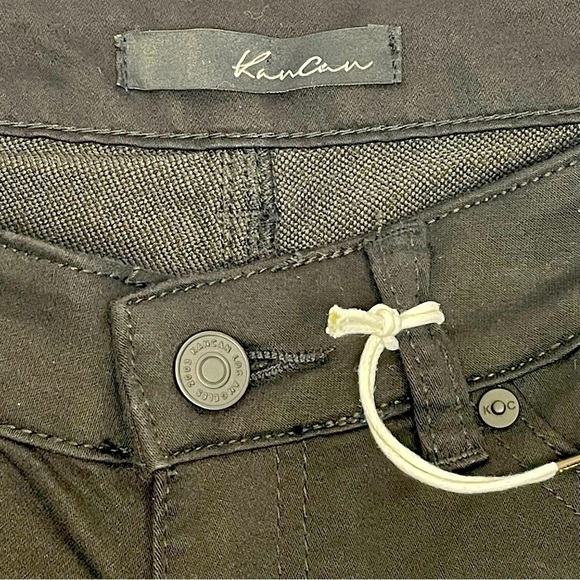 Kancan Jeans Estilo Black Jeans Reinforced Knee Women’s Size 25 - Picture 6 of 12